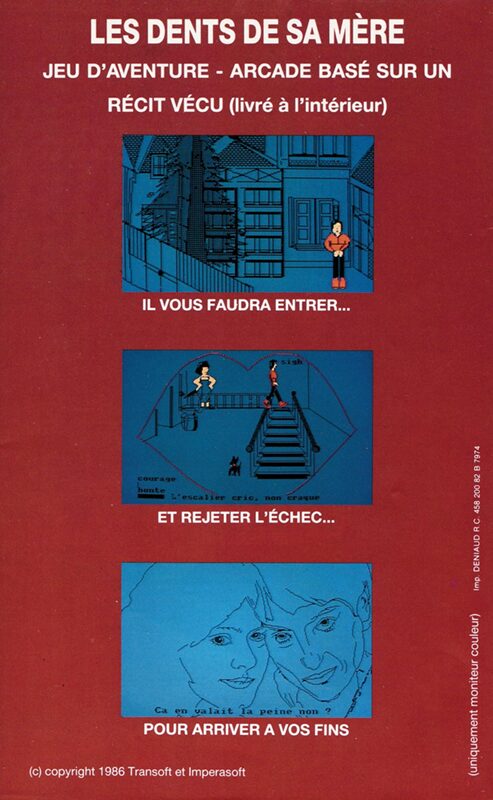 Jaquette arrière
