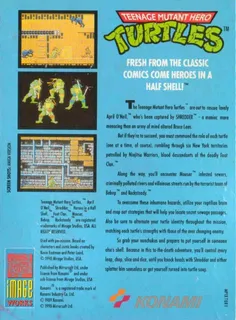 Les Tortues Ninja - Dos