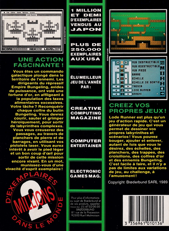 Jaquette arrière