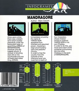 Mandragore - Dos