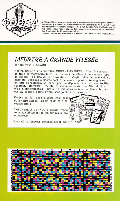 Jaquette arrière