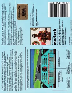 Nigel Mansell's Grand Prix - Dos