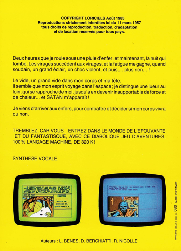Jaquette arrière