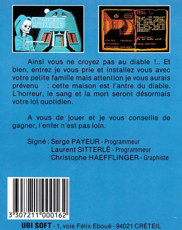 Jaquette arrière