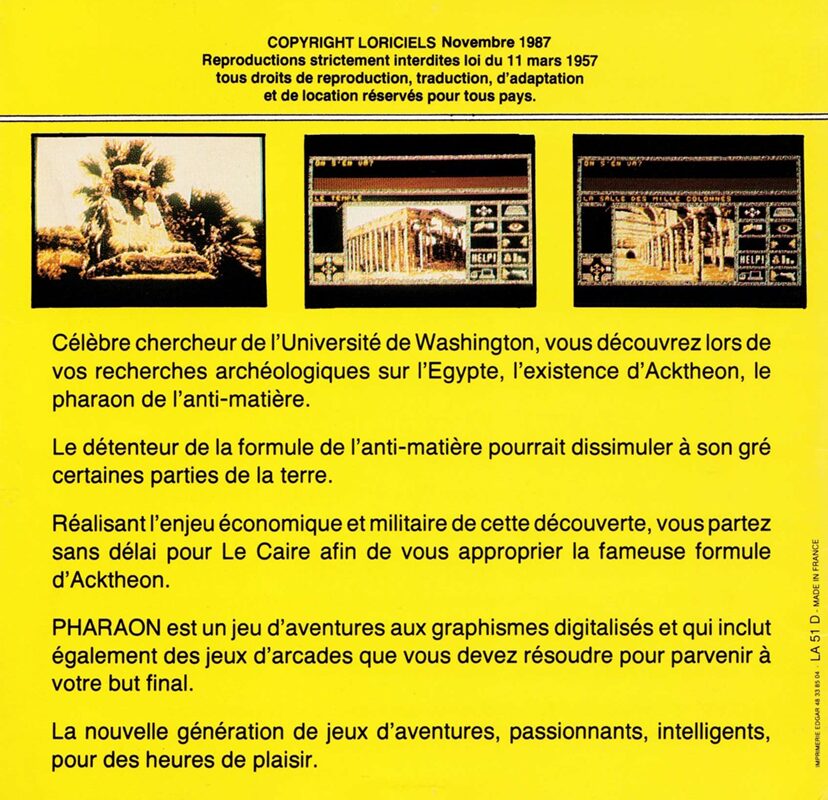 Jaquette arrière