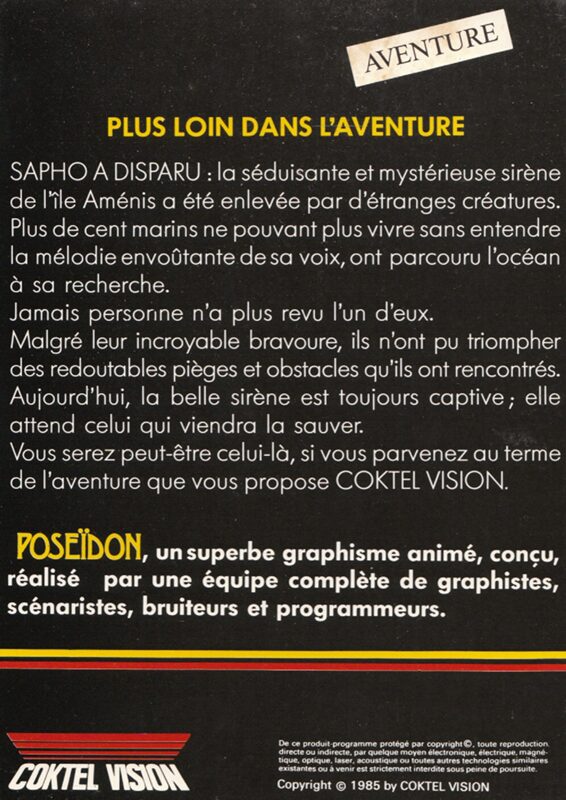 Jaquette arrière