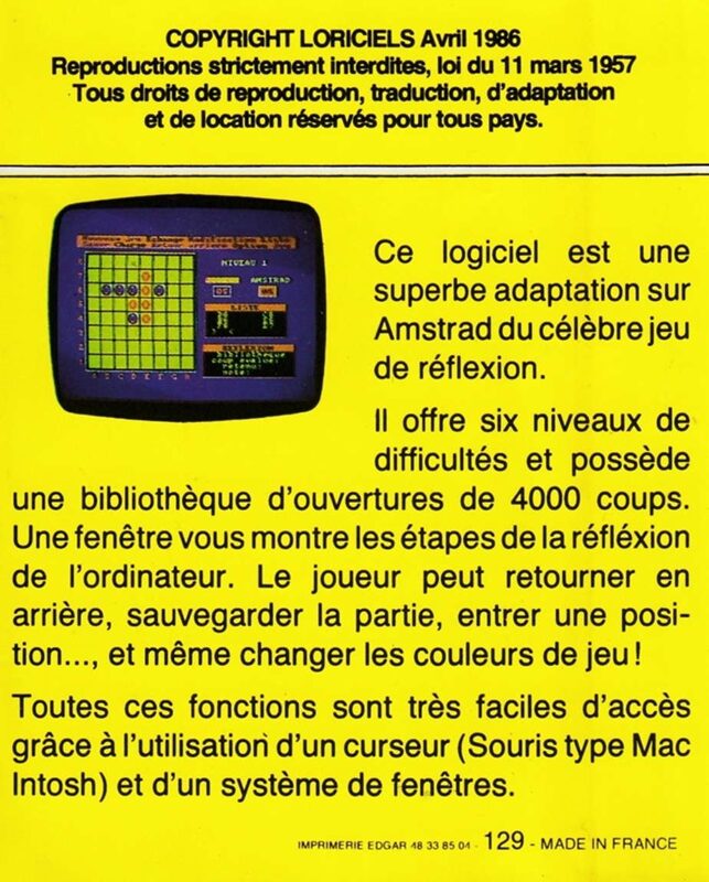 Jaquette arrière