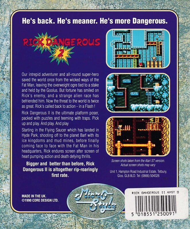 Rick Dangerous 2 - Dos