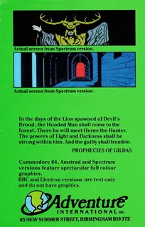 Robin Of Sherwood - The Touchstones Of Rhiannon - Dos