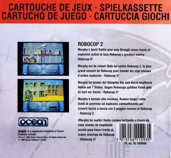 Jaquette arrière