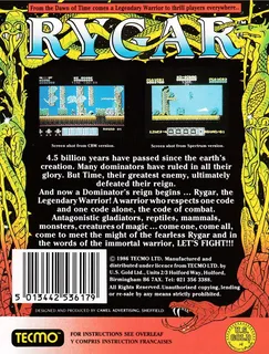 Rygar - Dos