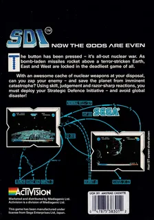 S D I - Strategic Defence Initiative - Dos