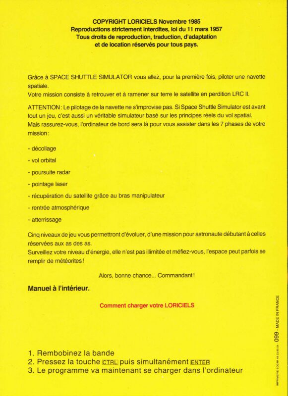 Jaquette arrière