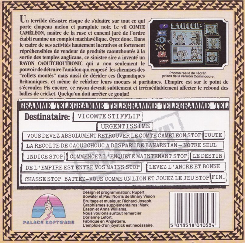 Jaquette arrière