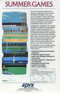 Summer Games - Dos
