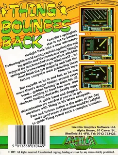 Thing Bounces Back - Dos