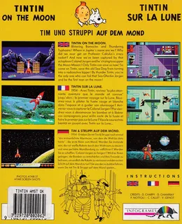 Tintin Sur La Lune - Dos