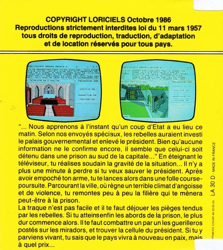Jaquette arrière