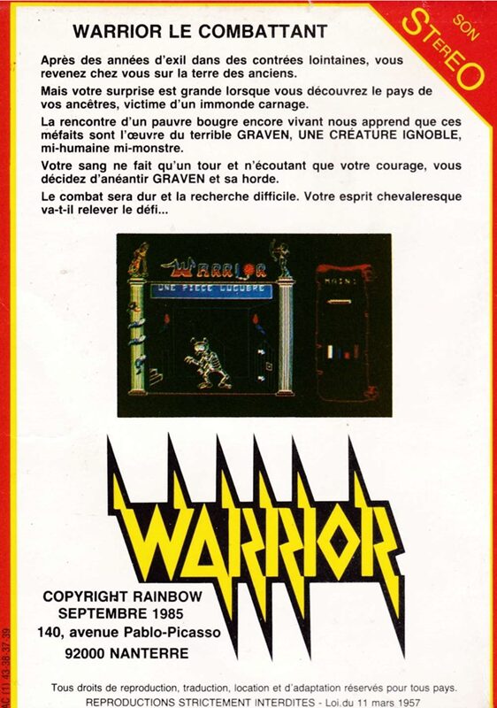 Jaquette arrière