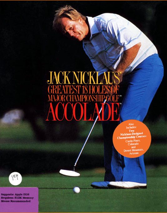 Jack Nicklaus' Greatest 18 Holes of Major Championship Golf