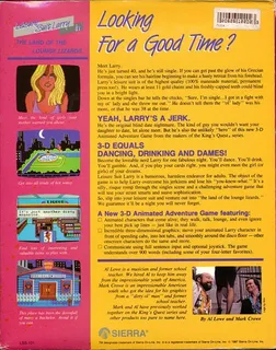 Leisure Suit Larry In The Land Of The Lounge Lizards - Dos