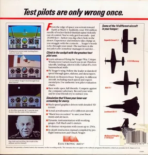 Chuck Yeager's Advanced Flight Trainer - Dos