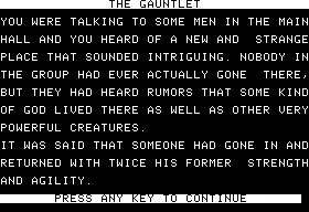 Eamon Adventure #031 - The Gauntlet