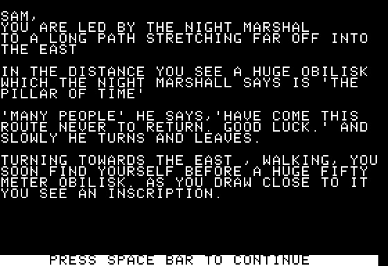 Eamon Adventure #051 - The Land of Death