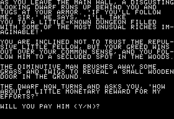 Eamon Adventure #052 - The Devil's Dungeon