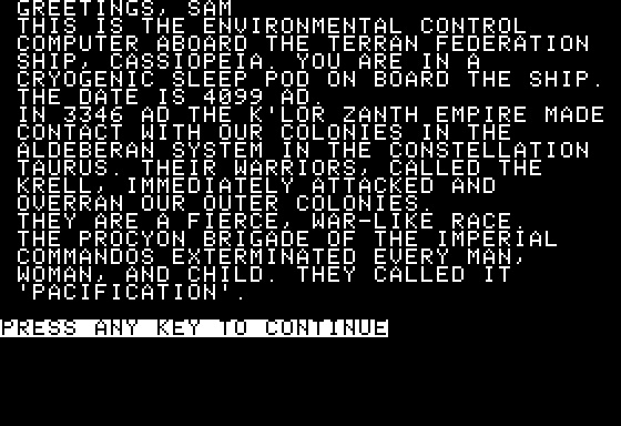 Eamon Adventure #069 - Futurequest