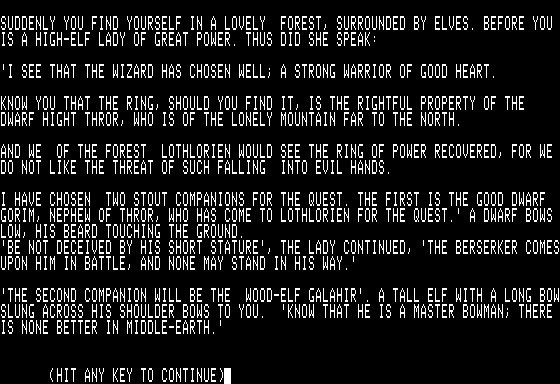 Eamon Adventure #114 - Thror's Ring