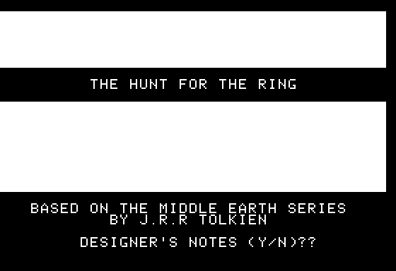 Eamon Adventure #127 - The Hunt for the Ring