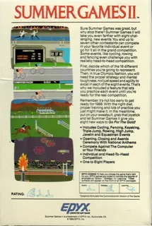 Summer Games II - Dos