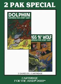 2 Pak Special Green - Dolphin, Pigs 'n' Wolf