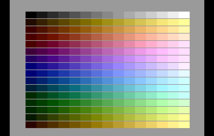 240 Colors Demo