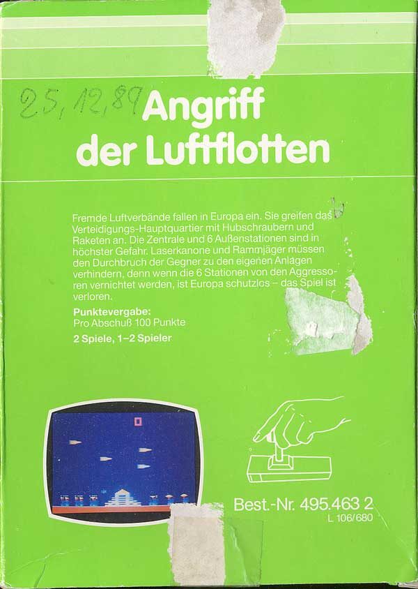 Angriff der Luftflotten - Paris Attack - Dos