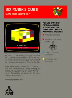 Rubik's Cube - Dos