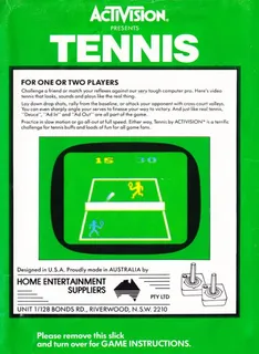 Tennis - Dos