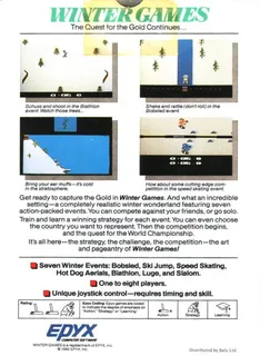 Winter Games - Dos