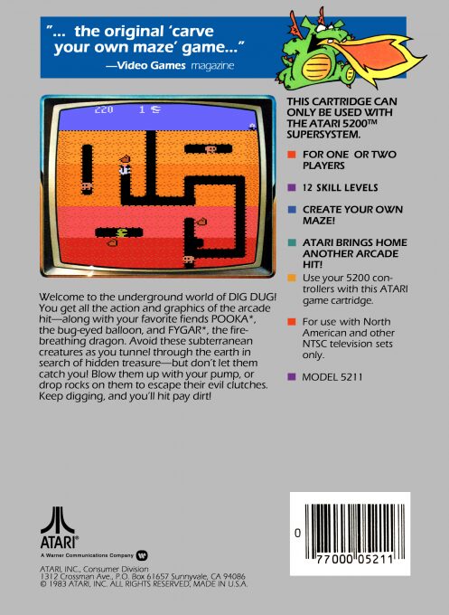 Dig Dug - Dos