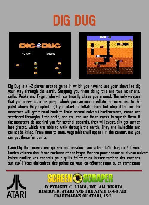 Dig Dug - Dos