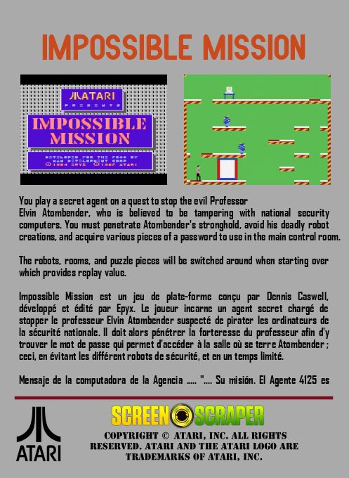 Jaquette arrière