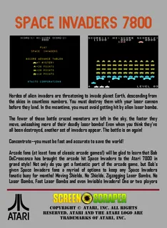 Space Invaders 7800 - Dos