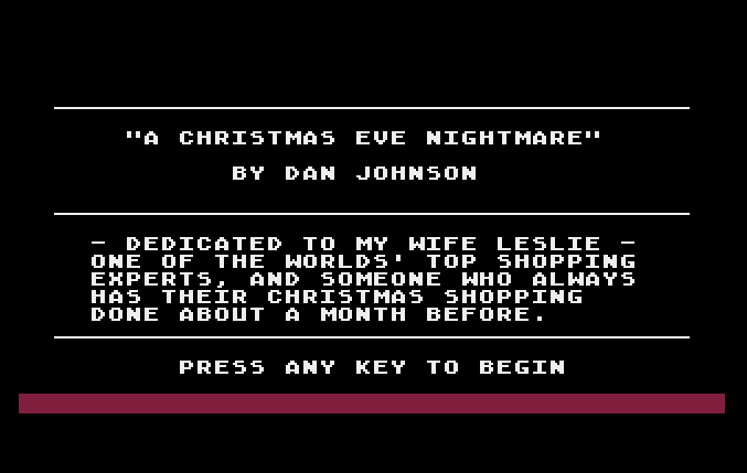 A Christmas Eve Nightmare