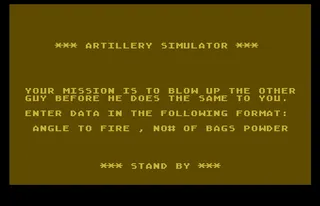 Artillery Simulator