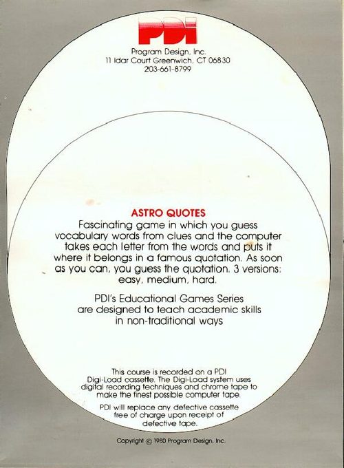 Astro-quotes - Game #1 - Dos