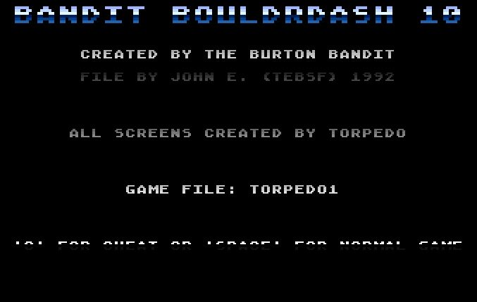 Bandit Boulderdash 10