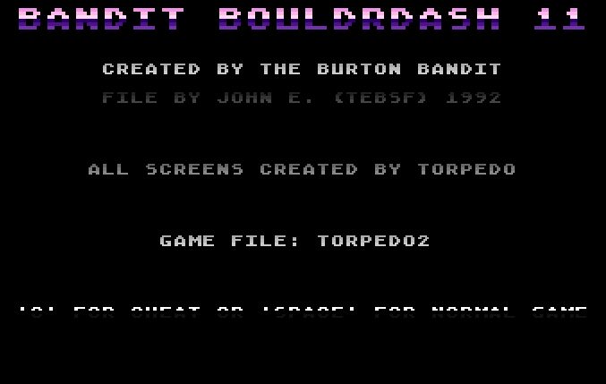 Bandit Boulderdash 11