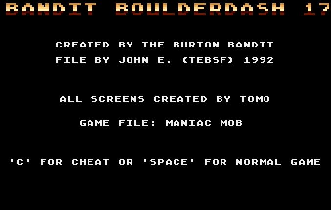 Bandit Boulderdash 17