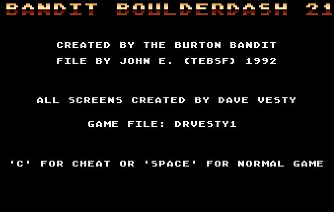 Bandit Boulderdash 21
